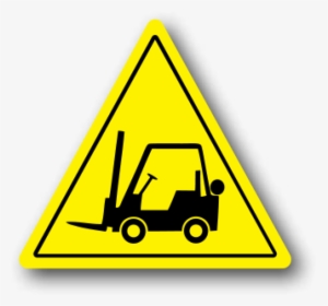 Floor Signage Safe Walk - Safety Sign Forklift, HD Png Download, Free Download