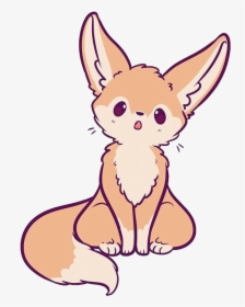 Drawing Chibi Fennec Fox Clipart , Png Download - Cute Fennec Fox Drawing, Transparent Png, Free Download