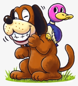 Duck Hunt Dog Png, Transparent Png, Free Download