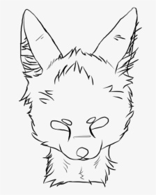 Fennec Fox Drawing At Getdrawings - Drawing Anime Fennec Fox Head, HD Png Download, Free Download
