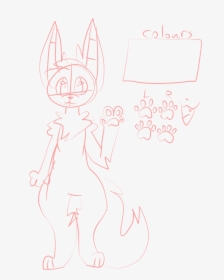 Working On Fennec Fox Base - Drawing, HD Png Download, Free Download