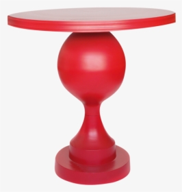 Osiris Aluminum Cafe Table Red - End Table, HD Png Download, Free Download
