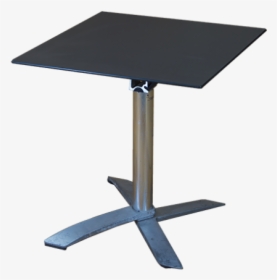 Grey Top Folding Table - End Table, HD Png Download, Free Download