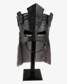 Black Chainmail Helm, HD Png Download, Free Download