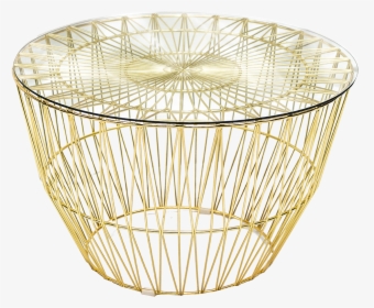 Coffee Table Gold Wire - Coffee Table, HD Png Download, Free Download
