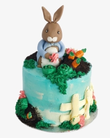 Peter Rabbit Cake - Happy Birthday Rabbit Cake, HD Png Download, Free Download