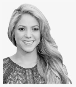 Clip Art V Variety Com - Shakira Black And White, HD Png Download, Free Download