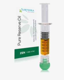 Zen Pure Reserve Oil - Syringe, HD Png Download, Free Download