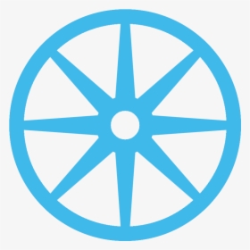 Transparent Wagon Wheel Png - Wiccan Wheel Of The Year Symbol, Png Download, Free Download