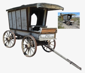 Old West Wagon Angled 2 Png S - Wild West Wagon Png, Transparent Png, Free Download