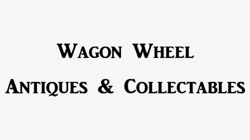 Wagon Wheel Antiques & Collectables - Black-and-white, HD Png Download, Free Download