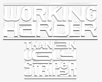 White // Hard Work Truck Decal - Poster, HD Png Download, Free Download