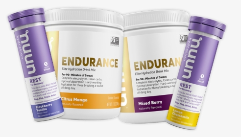 2 Canisters Of Nuun Endurance 2 Tubes Of Nuun Rest - Medicine, HD Png Download, Free Download