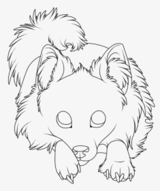 Cute Fluffy Pomeranian Drawing, HD Png Download, Free Download
