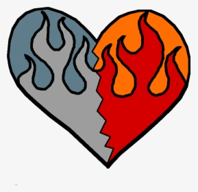 Fire Heart Png, Transparent Png, Free Download