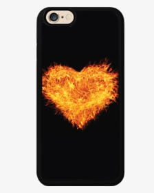 Heart In Fire Case - Heart On Fire Hd, HD Png Download, Free Download