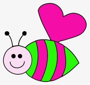 Img Draggable=false Class=emoji - Clipart Bees Pink, HD Png Download, Free Download