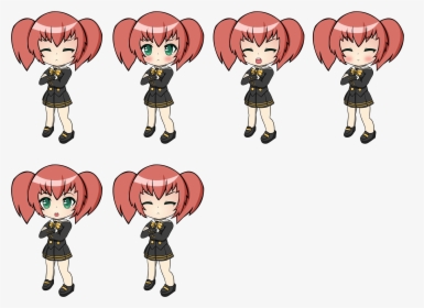 Serafuku Arm Crossed - Cartoon, HD Png Download, Free Download