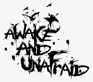 Body Tattoo Art Harley Joker Quinn Font Clipart - Awake And Unafraid Logo, HD Png Download, Free Download