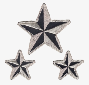 Nautical Stars Reflective Embroidered Patch - Star Patch Png, Transparent Png, Free Download