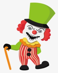 Transparent Clown Hat Png - Clown Halloween Costume Clip Art, Png Download, Free Download