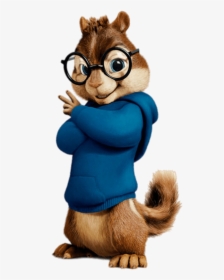 Alvin And The Chipmunks Simon Making Peace Sign - Alvin And The Chipmunks Simon, HD Png Download, Free Download