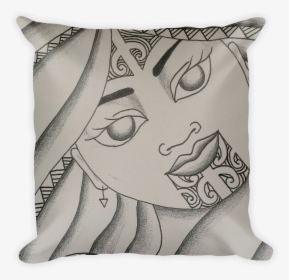 Hine Pillow Mockup-6 , Png Download - Cartoon, Transparent Png, Free Download