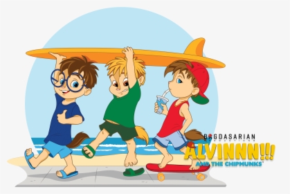 Alvin And The Chipmunks Beach, HD Png Download, Free Download