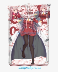 Zero Japanese Anime Bed Sheet Duvet Cover With Pillow - Darling In The Franxx Zero1, HD Png Download, Free Download