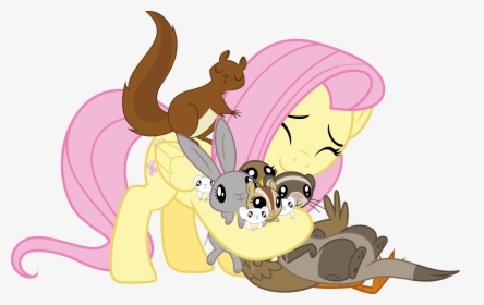 Animal Artist Vulthuryol - My Little Pony Fluttershy Animals, HD Png Download, Free Download