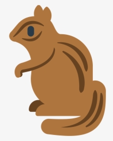 Chipmunk Animal Cliparts 13, Buy Clip Art - Emoji Squirrel, HD Png Download, Free Download
