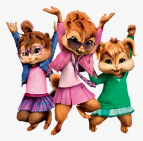 Chipettes Jump Image - Chipettes Movie, HD Png Download, Free Download