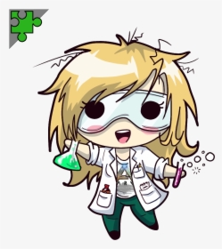 Transparent Mad Clipart - Girl Mad Scientist Cartoon, HD Png Download, Free Download