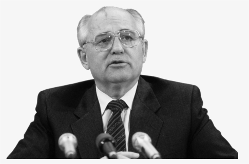 Gorbachev-largebw - Mikhail Gorbachev, HD Png Download, Free Download