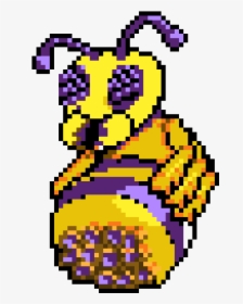 Terraria Queen Bee Pixel Art, HD Png Download, Free Download