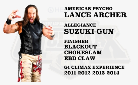 Lance Archer Transparent Njpw, HD Png Download, Free Download