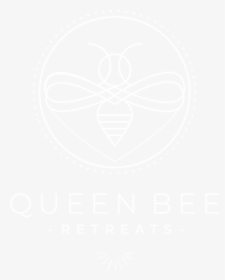 Queen Bee Retreats Logo - Johns Hopkins Logo White, HD Png Download, Free Download