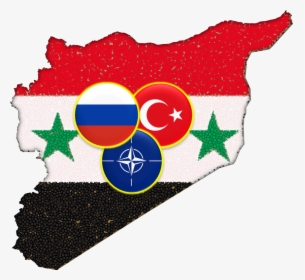 Syrian Map Flag, HD Png Download, Free Download