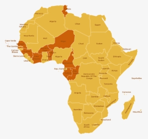 Structure Of Africa Map, HD Png Download, Free Download