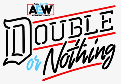 Watch Aew Double Or Nothing Pay Per View Online Results - Aew Double Or Nothing Logo Png, Transparent Png, Free Download