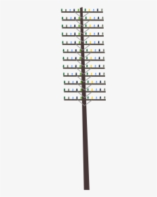 [large Openwire Telephone Pole By Oceanrailroader-d8k03hj - Parallel, HD Png Download, Free Download