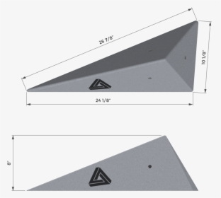 2 Face Triangle Shape Dimension - Ceiling, HD Png Download, Free Download
