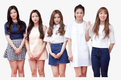 Red Velvet Full Group - K Pop Band Red Velvet, HD Png Download, Free Download
