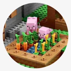 Transparent Minecraft Pig Png - Lego Minecraft Pig Set, Png Download, Free Download