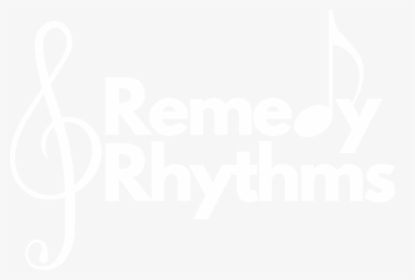 Remedy Rhythms Logo White - Calligraphy, HD Png Download, Free Download