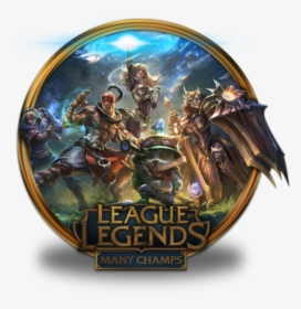 Tleague Legends Of Many Champs League Of Legends League - Lux's Team, HD Png Download, Free Download