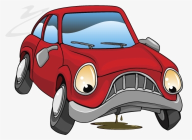 Broken Down Car Cartoon, HD Png Download, Free Download