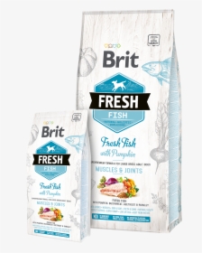 Brit Fresh Fish With Pumpkin Adult Large Muscles & - Brit Fresh Dog Food, HD Png Download, Free Download