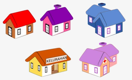Icon, House, House Icon, Building, Estate, Home, Symbol - Kelurahan Vector, HD Png Download, Free Download