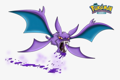 #169 Crobat Used Poison Fang And Brave Bird In The - Crobat Art, HD Png Download, Free Download